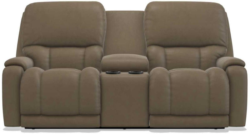 La-Z-Boy Greyson Marble Power Reclining Loveseat with Headrest And Console