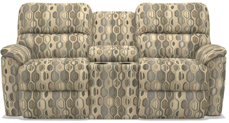La-Z-Boy Brooks Slate Power Reclining Loveseat With Headrest And Console
