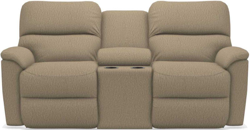 La-Z-Boy Brooks Driftwood Power Reclining Loveseat With Headrest & Console