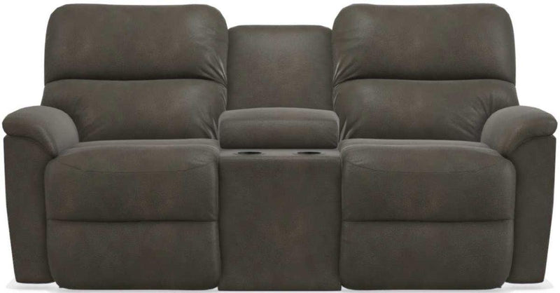 La-Z-Boy Brooks Slate Power Reclining Loveseat With Console