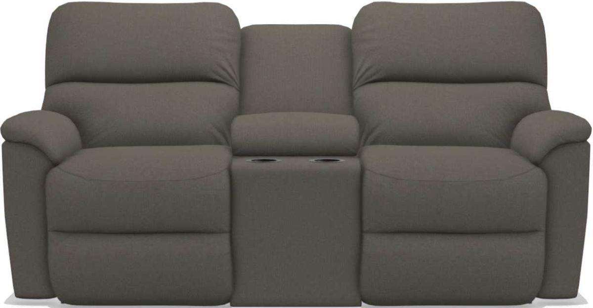 La-Z-Boy Brooks Granite Power Reclining Loveseat With Console image