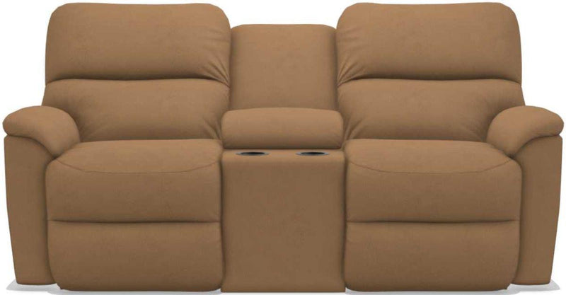 La-Z-Boy Brooks Fawn Power Reclining Loveseat With Console