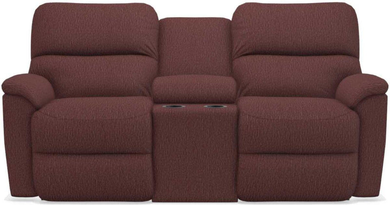 La-Z-Boy Brooks Burgundy Power Reclining Loveseat With Console