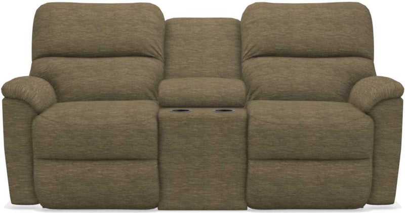 La-Z-Boy Brooks Moss Power Reclining Loveseat With Console