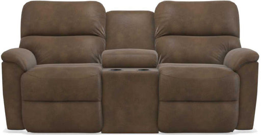 La-Z-Boy Brooks Ash Reclining Loveseat w/ Console image