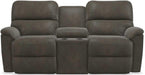 La-Z-Boy Brooks Slate Reclining Loveseat With Console image