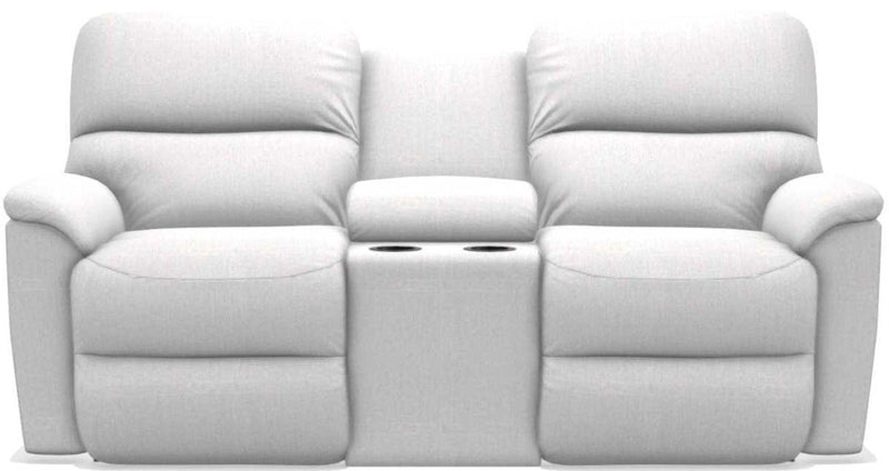 La-Z-Boy Brooks Muslin Reclining Loveseat With Console