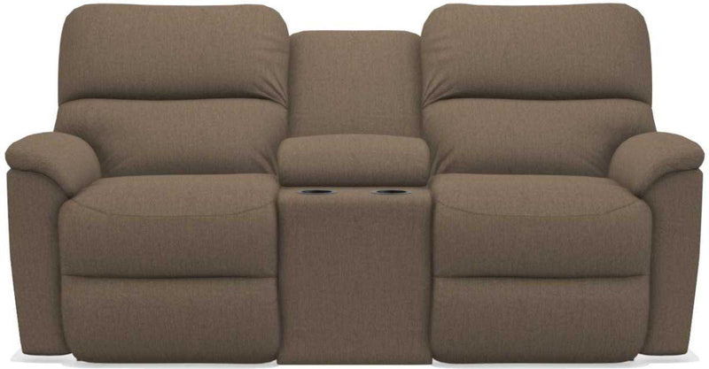 La-Z-Boy Brooks Java Reclining Loveseat With Console