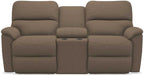 La-Z-Boy Brooks Java Reclining Loveseat With Console image