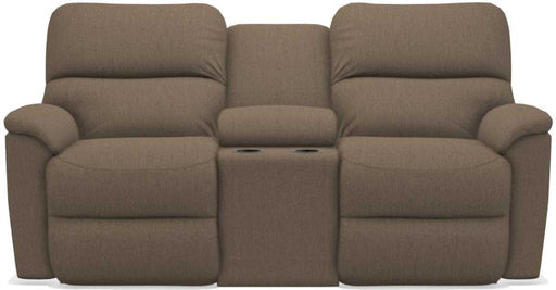 La-Z-Boy Brooks Java Reclining Loveseat With Console image