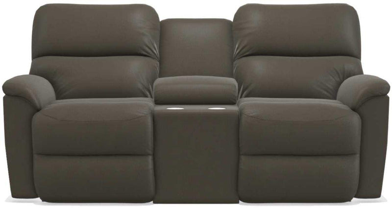 La-Z-Boy Brooks Tar Reclining Loveseat With Console