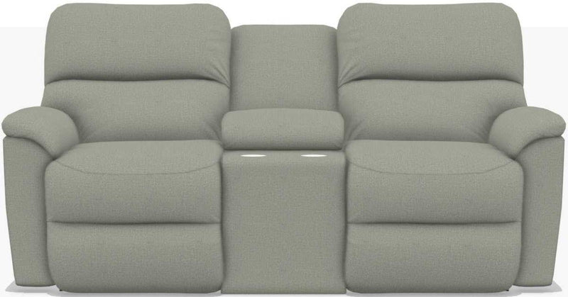 La-Z-Boy Brooks Tranquil Reclining Loveseat With Console