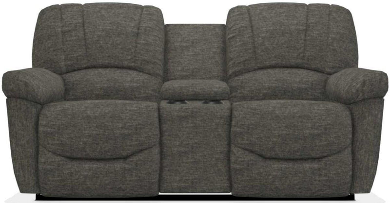 La-Z-Boy Hayes Stone Power La-Z-Time Full Reclining Console Loveseat