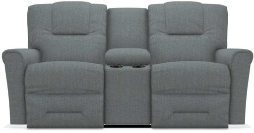 La-Z-Boy Easton PowerRecline La-Z-Time Stonewash Reclining Console Loveseat image