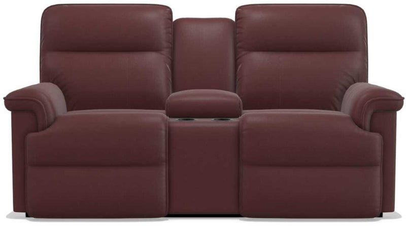 La-Z-Boy Jay PowerRecline La-Z-Time Wine Reclining Loveseat and Console