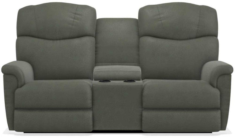 La-Z-Boy Lancer Power La-Z Time Charcoal Full Reclining Loveseat with Console