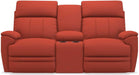 La-Z-Boy Talladega Persimmon La-Z-Time Full Reclining Loveseat With Console image