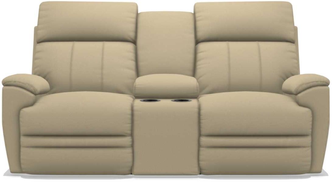 La-Z-Boy Talladega Sand La-Z-Time Power-Reclineï¿½ Loveseat With Console & Power Headrest