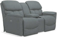 La-Z-Boy Kipling Stonewash La-Z-Time Power Reclining Loveseat With Console image