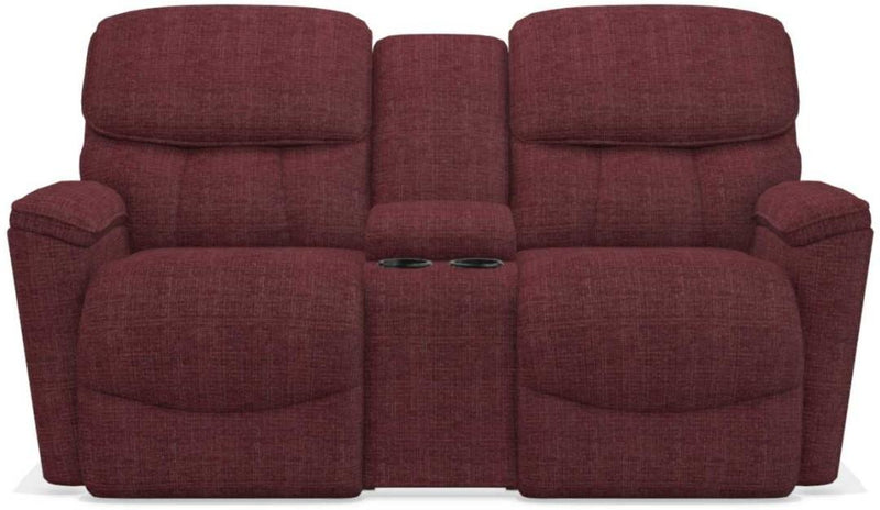 La-Z-Boy Kipling Cherry La-Z-Time Power-Reclineï¿½ Reclining Loveseat With Power Headrest and Console
