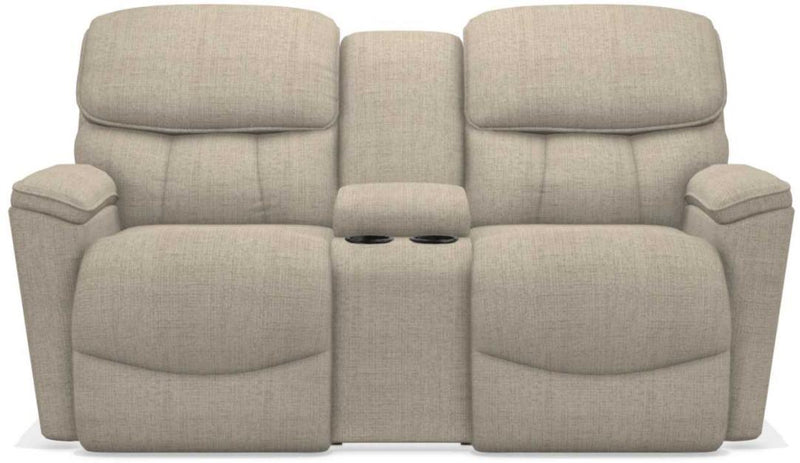 La-Z-Boy Kipling Fawn La-Z-Time Power-Reclineï¿½ Reclining Loveseat With Power Headrest and Console