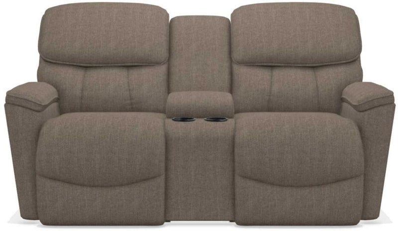 La-Z-Boy Kipling Otter La-Z-Time Power-Reclineï¿½ Reclining Loveseat With Power Headrest and Console