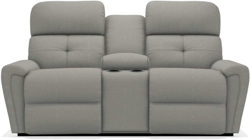 La-Z-Boy Douglas Pumice La-Z-Time Power-Reclineï¿½ Reclining Loveseat With Power Headrest and Console