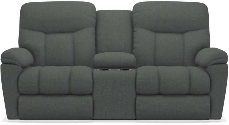 La-Z-Boy Morrison Indigo La-Z-Time Full Reclining Loveseat w/Console