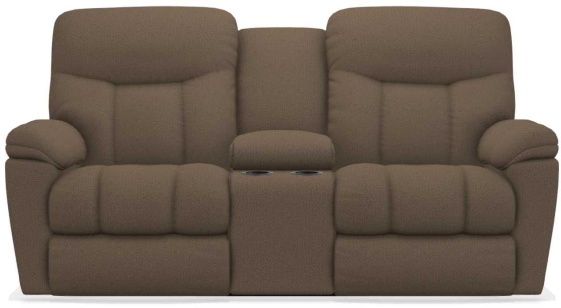 La-Z-Boy Morrison Cappuccino La-Z-Time Full Reclining Loveseat w/Console image