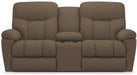 La-Z-Boy Morrison Cappuccino La-Z-Time Full Reclining Loveseat w/Console image