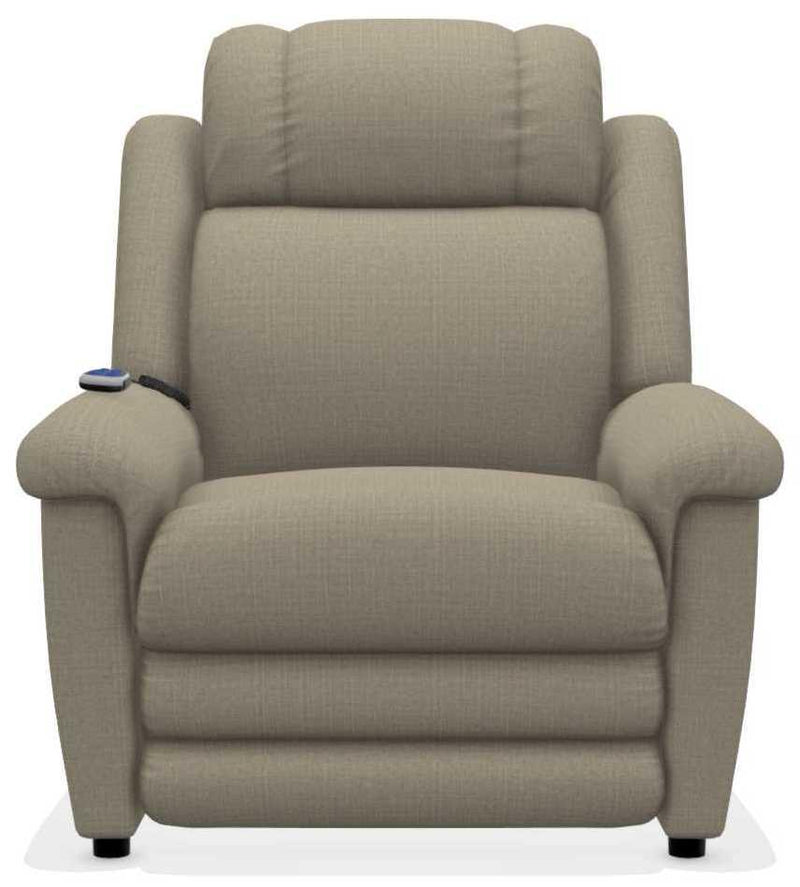 La-Z-Boy Clayton Bark Gold Power Lift Recliner with Massage and Heat