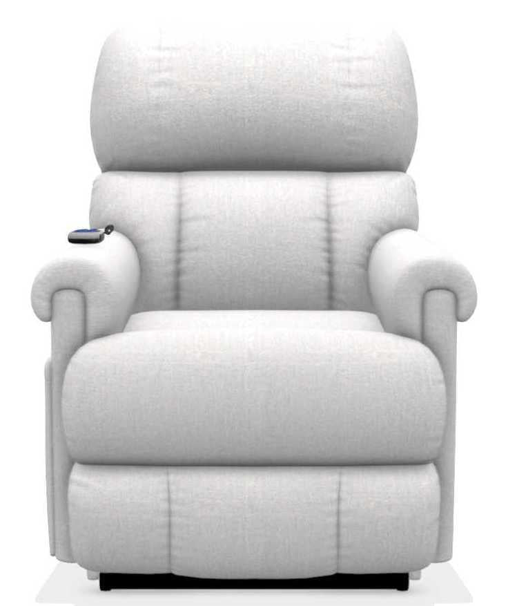 La-Z-Boy Pinnacle Platinum Muslin Power Lift Recliner with Headrest and Lumbar