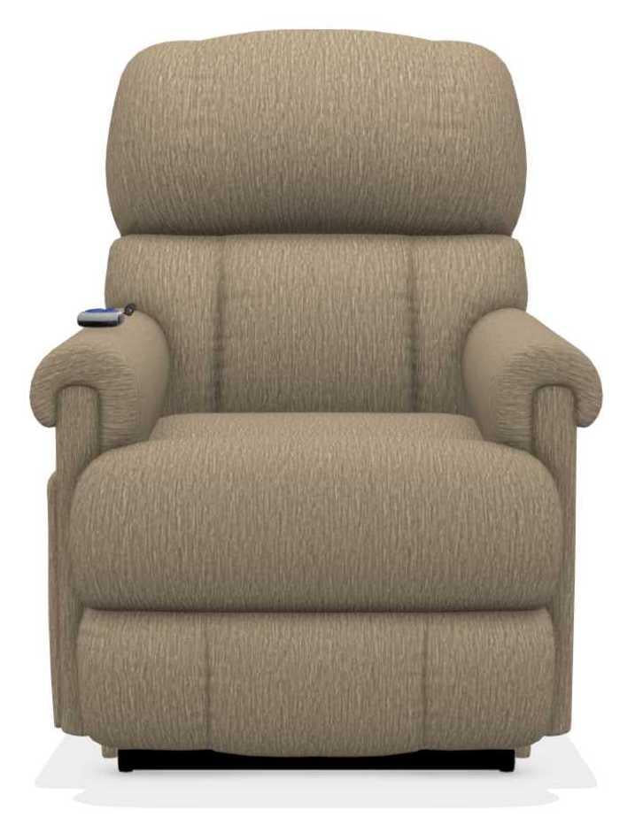La-Z-Boy Pinnacle Platinum Driftwood Power Lift Recliner with Headrest and Lumbar