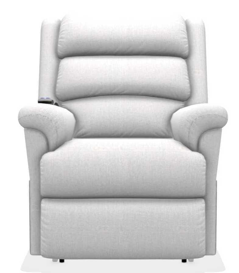 La-Z-Boy Astor Pinnacle Muslin Power Lift Recliner with Headrest and Lumbar