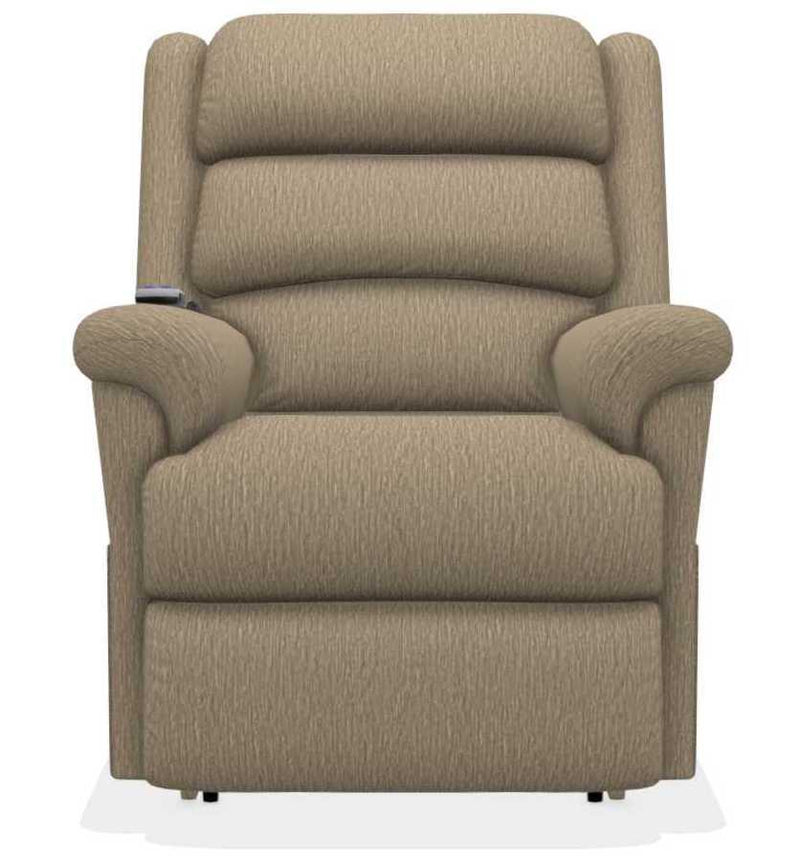 La-Z-Boy Astor Platinum Driftwood Power Lift Recliner with Headrest and Lumbar