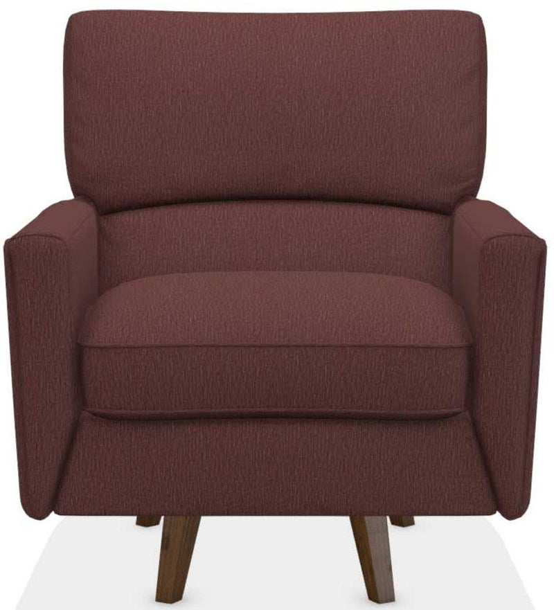 La-Z-Boy Bellevue Burgundy High Leg Swivel Chair