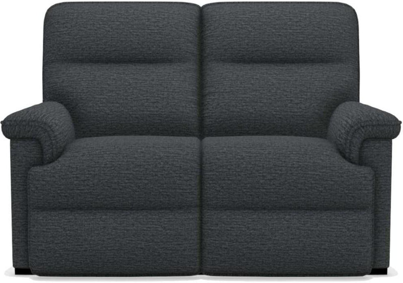 La-Z-Boy Jay La-Z-Time Denim Reclining Loveseat