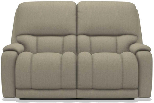 La-Z-Boy Greyson Teak Reclining Loveseat with Headrest image