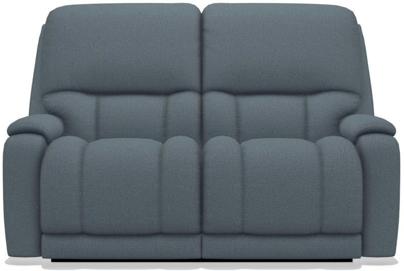 La-Z-Boy Greyson Denim Reclining Loveseat with Headrest