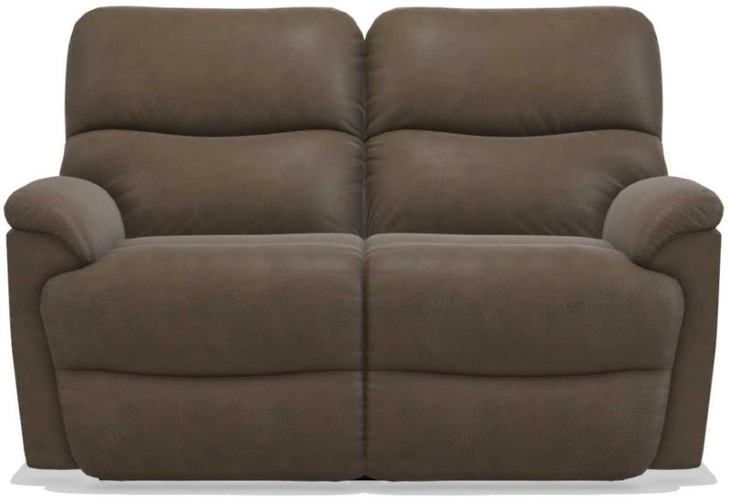 La-Z-Boy Trouper PowerRecline La-Z-Time Mink Reclining Loveseat w/Power Headrest
