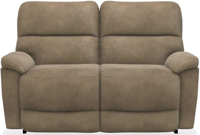 La-Z-Boy Brooks Mushroom Power Reclining Loveseat With Headrest