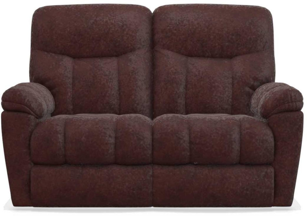 La-Z-Boy Morrison Burgundy La-Z-Time Power-Reclineï¿½ With Power Headrest Full Reclining Loveseat
