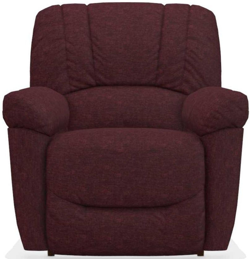 La-Z-Boy Hayes Burgundy Power-Recline-XR Reclina-Rocker Recliner