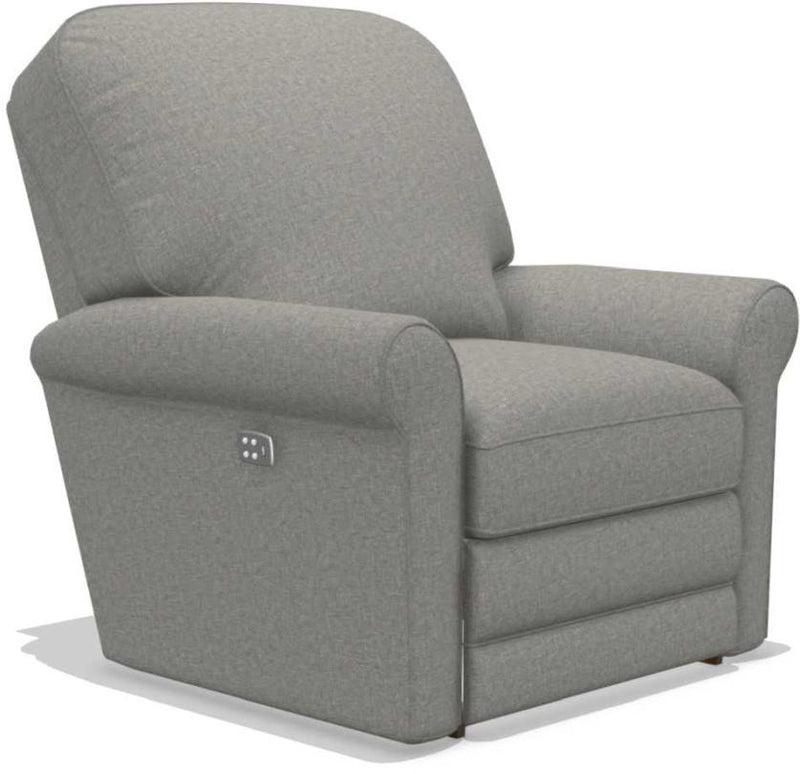 La-Z-Boy Addison Flannel PowerReclineXR Reclina-Rocker Recliner