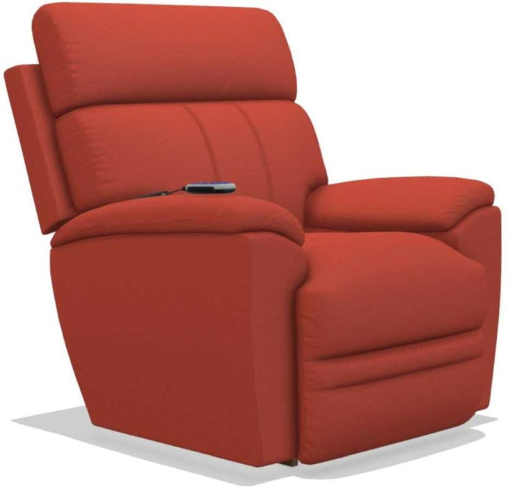 La-Z-Boy Talladega Persimmon 2-Motor Massage & Heat Power-Recline-Xr Reclina-Rocker Recliner