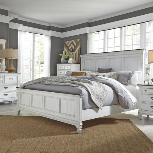 Allyson Park King California Panel Bed, Dresser & Mirror, Chest, Night Stand image