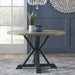 Liberty Furniture Lakeshore Single Pedestal Table in Navy image