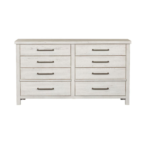 Liberty Modern Farmhouse 8 Drawer Dresser in White image