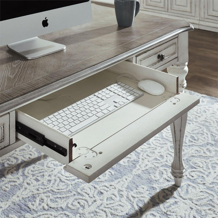 Liberty Magnolia Manor Writing Desk in Antique White image