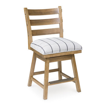 Gramburg Counter Height Swivel Barstool - Vicars Furniture (McAlester, OK)